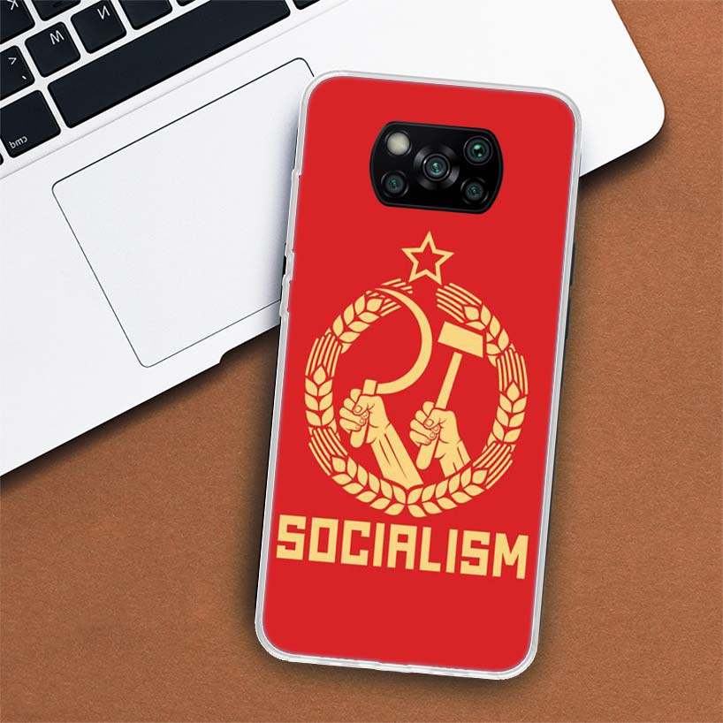 Чехол для телефона с флагом СССР для Xiaomi Mi 11 Lite 11i 12X 12 9 8 11T 10T 9T Pro 10 5X 6X Ultra 5G Cover Coque Capa