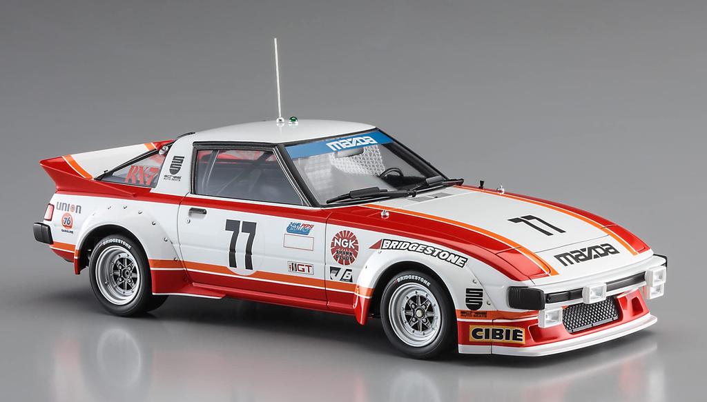 Hasegawa Mazda Savannah 1979 Daytona CAR Plastic Model 20587 1/24 RX-7 (SA22C) No.77