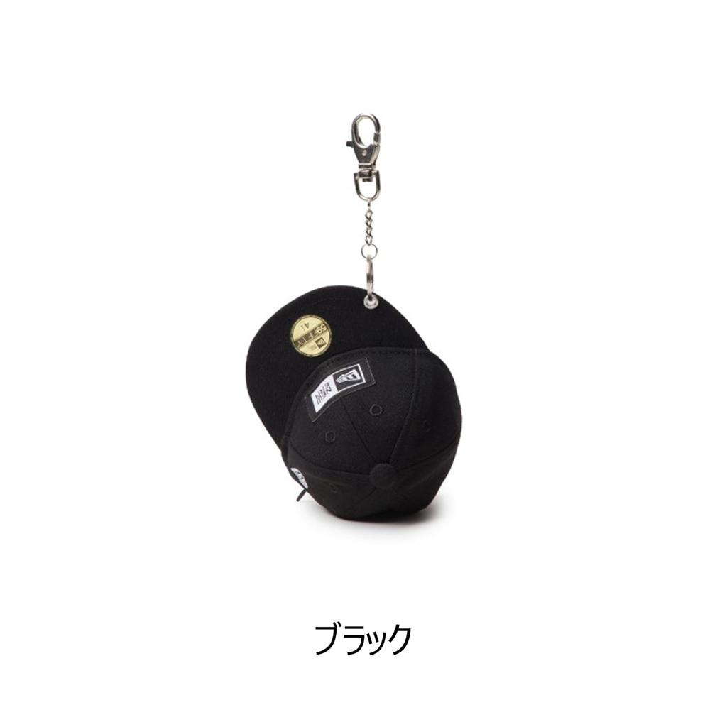 New Era Eco Bag Cap Pouch Key Holder Logo FREE CAP KEYHR ECOBAG BOXLOGO BLK 251 Black/Flag