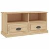 VidaXL TV Cabinet Sonoma Oak 93x35.5x45 Cm Engineered Wood 816467