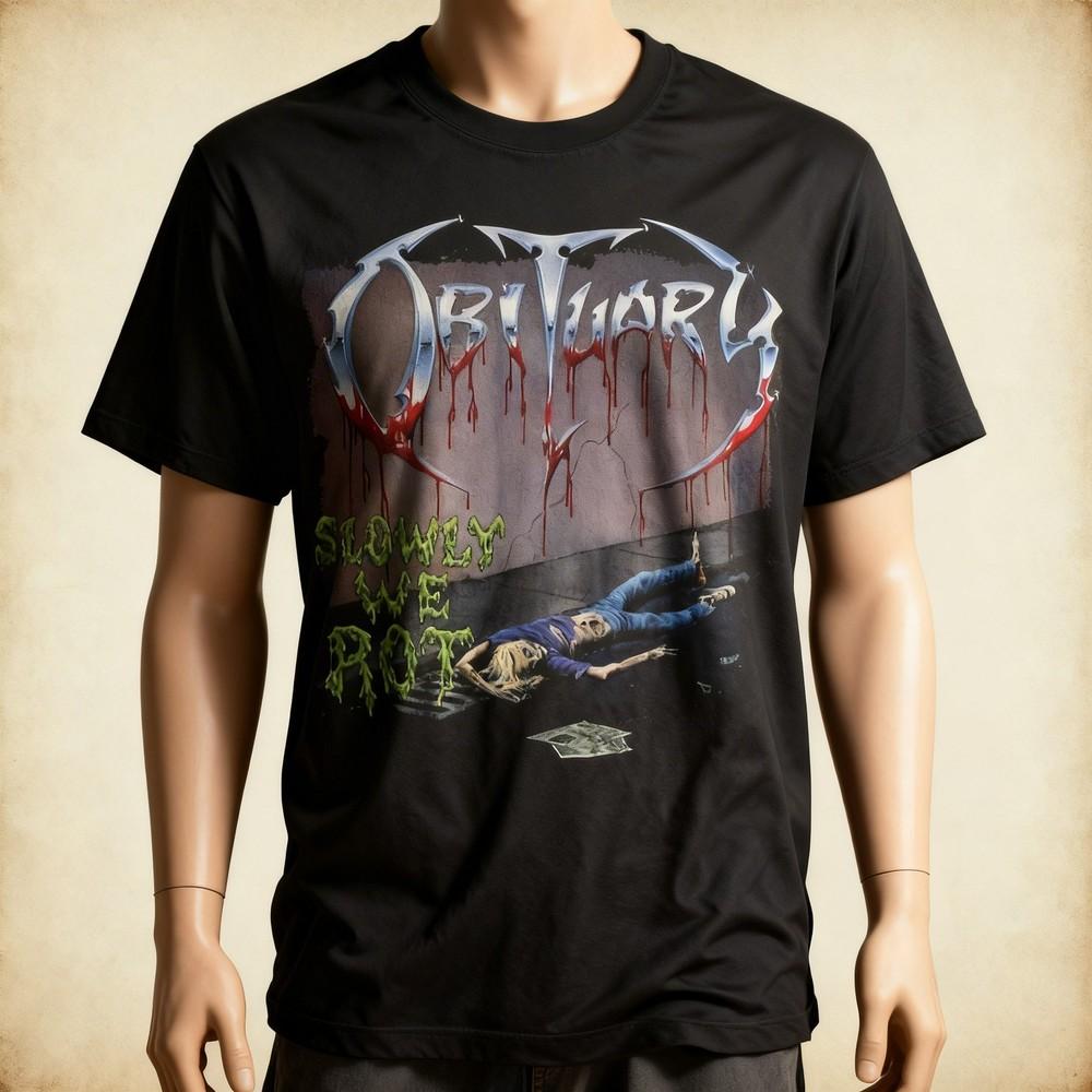 Obituary Band Slowly We Rot Unisex TShirt All Size S to 5XL Unisex T-Shirt