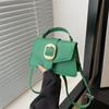 Bags Fashion Small Square Bags Niche Versatile Shoulder Bags Textured Hardware Messenger Bags