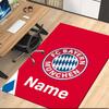 Custom Name Bayern Munich Printed Carpet Rug For Office Chair Living Room Bedroom Kitchen Room Decor Gifts