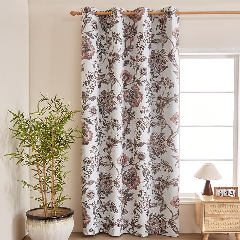 Новые европейские классические шторы, полное затемнение и железные кольца, для гостиной, балкона, спальни