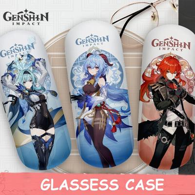 Чехол для очков Genshin Impact в стиле аниме для косплея Xiao Zhongli HuTao Klee Venti Tartaglia, коллекция подарков для фанатов