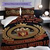 Manchester Emblem Display Three-piece set (1 * duvet cover + 2 * pillowcase, without core) 2D Flat Christmas birthday gift Duvet cover and pillowcase