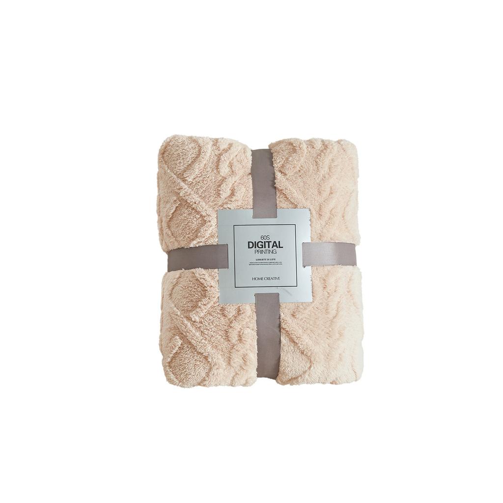 Taffeta  Solid Color Blanket Coral Velvet Flannel Blanket Thickened Cover Blanket Gift Blanket Home