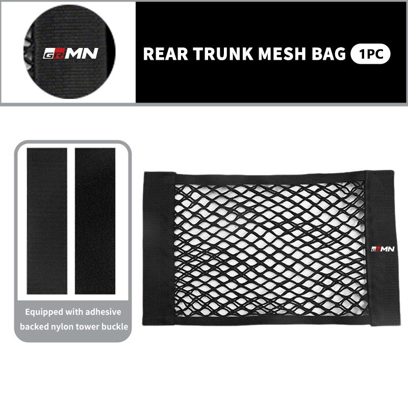 EBSKCS1 Car Styling Trunk Box Storage Bag Mesh Elastic String Net Pocket Organizer Accessories For Toyota Yaris Corolla Rav4 GR Auris