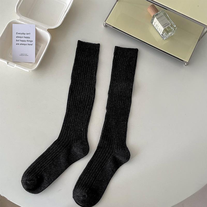 British Style Plaid Women Stockings Long Socks Japanese Style High School Students Thigh High Socks Girls Kawaii Cute Knee Socks