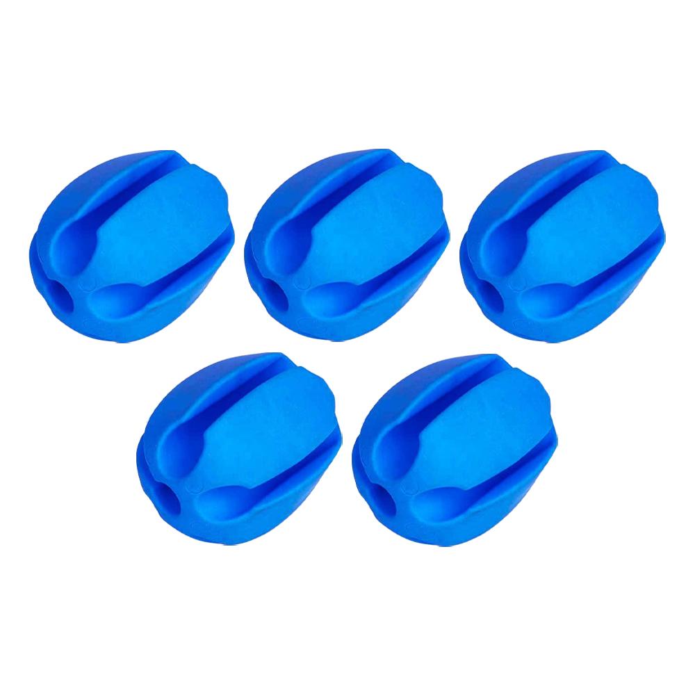 5 шт. Силиконовые ремешки-держатели для удочек с шариками, 5 отверстий, легкие, органайзер для рыболовных снастей, стойки для хранения, рыболовные аксессуары