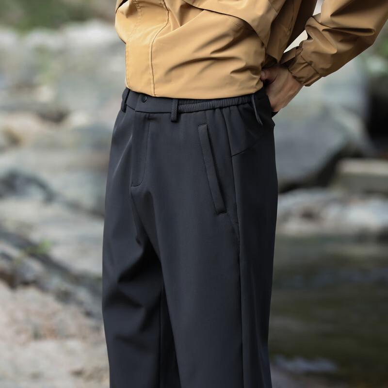 Men's Outdoor Fleece-Lined Triple-Proof Casual Pants