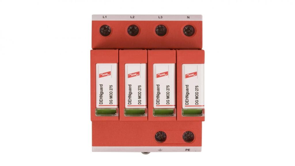 Surge Arrester Type T2 4P 20Ka 1.5Kv Dehnguard Tns 275 952400