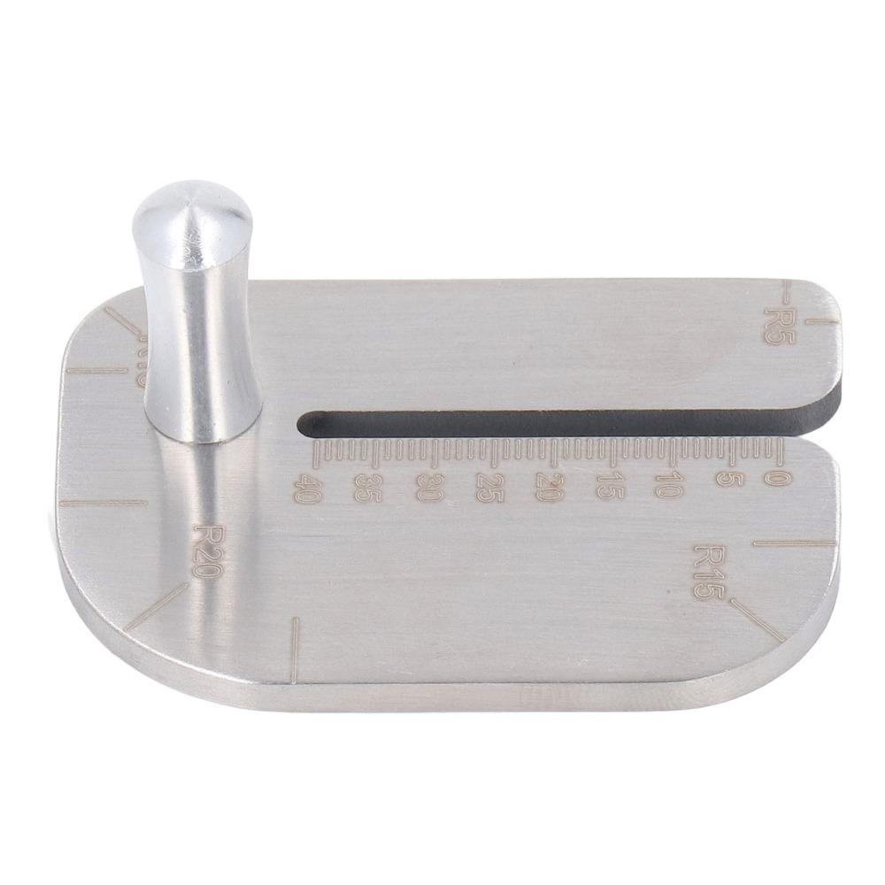 Auxiliary Chopper Leather Stitching Aid Stainless Steel Pricking Iron Aid For DIY Handicrafts