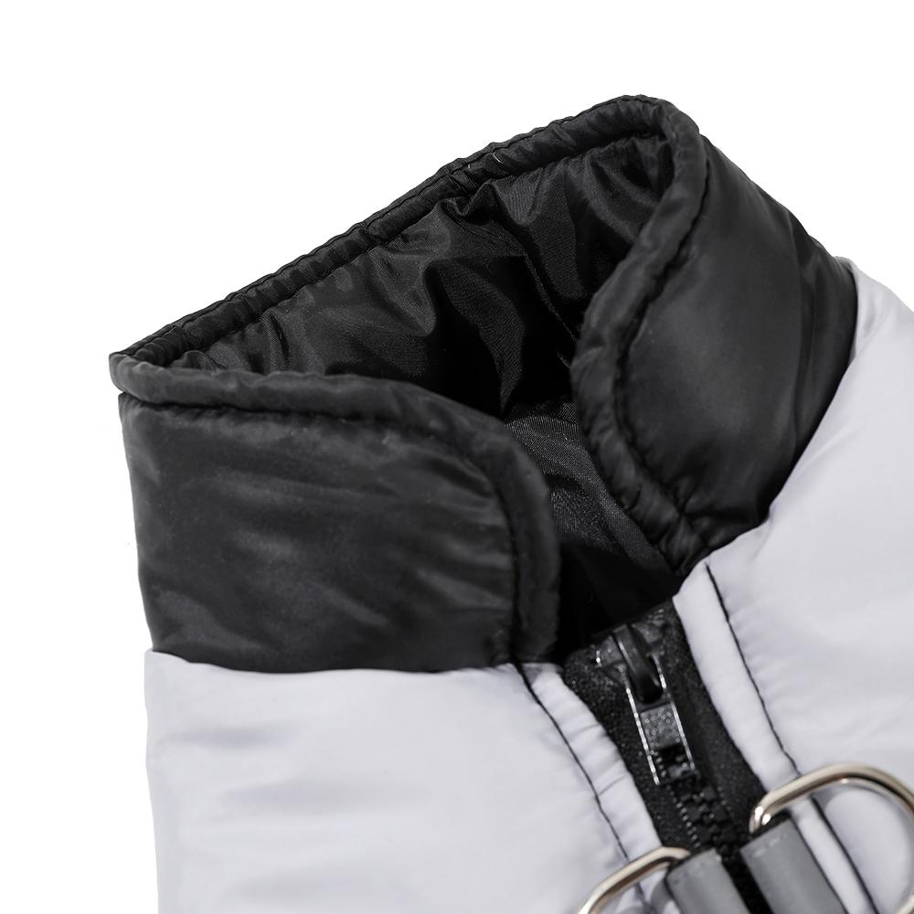 Winter Dog Clothes Reflective Waterproof Pet Jacket Vest For Small Medium Dogs Cat Chihuahua Coat With D-ring Pug Teddy Outfits