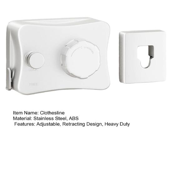 5.1M настенная выдвижная бельевая веревка регулируемая втягивающаяся невидимая прочная нержавеющая сталь