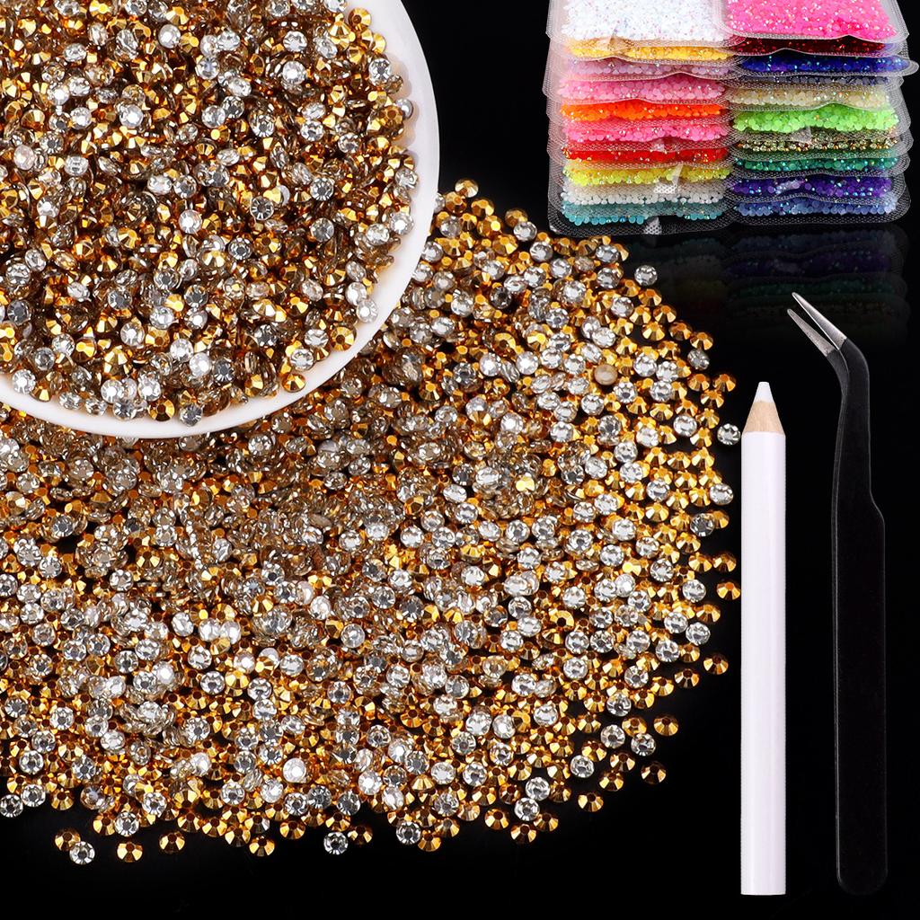 2Mm3Mm4Mm Flat Bottom Resin Drill Diy Handmade Mobile Phone Case Beauty Sticker Drill