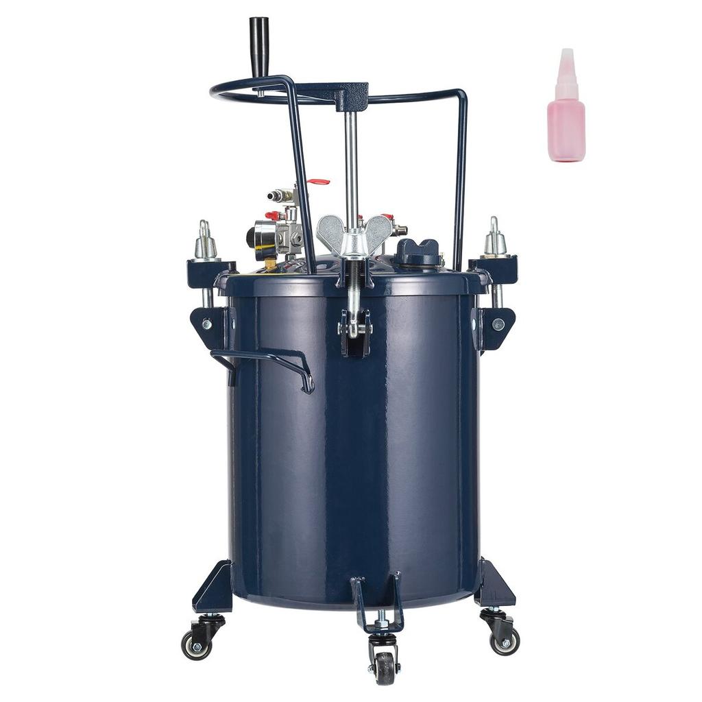 Spray Paint Pressure Pot Tank, 30L/8gal Air Paint Pressure Pot with Manual Mixing Agitator, Leak Repair Sealant for Industry Home Decor Architecture