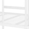 Bunk Bed without Mattress White 100 x 190 cm Steel