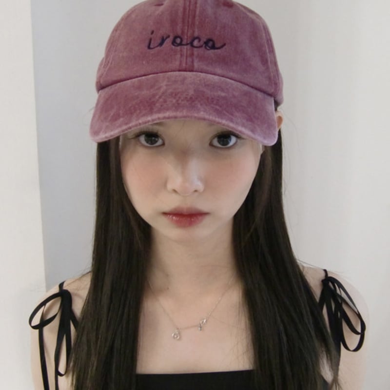 iroco logo vintage ball cap_purple
