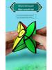 QiYi Alien Petal Pyramid 2x2 Clover Puzzle - Веселая развивающая игрушка для детей
