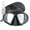 Aluma Pro Dive Mask with Anti-Fog Spray,Low Volume Tempered Glass Lens for Scuba, Snorkeling & Freediving, Adults Gear