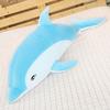 New Style Stuffed Sea Animal Whale Gift Lovely 100-140CM Large Size Cute Soft Dolphin Plush Toys