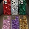 Роскошный полностью бриллиантовый защитный чехол для iPhone 17 Pro Max, iPhone 16 и iPhone 13 - Модный и ударопрочный.
