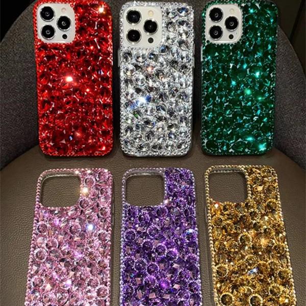 Роскошный полностью бриллиантовый защитный чехол для iPhone 17 Pro Max, iPhone 16 и iPhone 13 - Модный и ударопрочный.