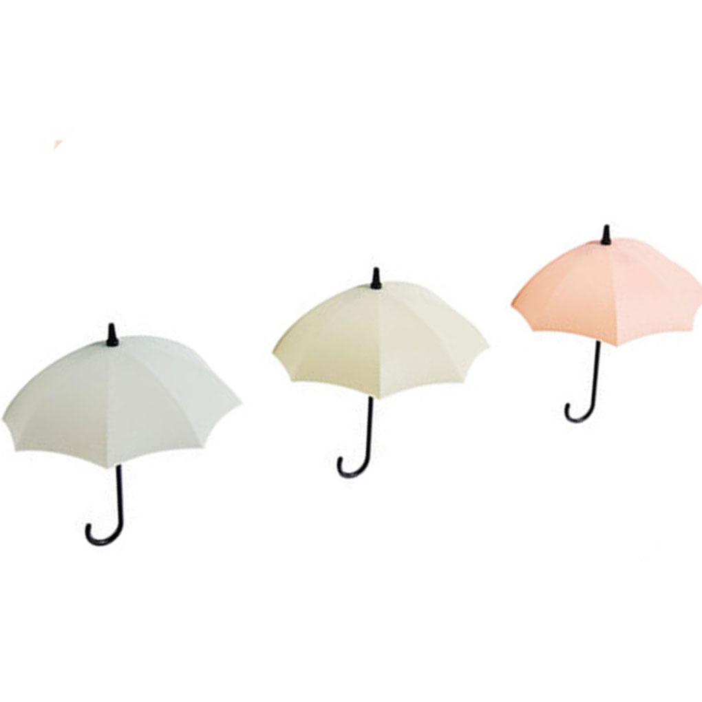 3шт креативный зонт в форме настенного крепления крючок держатель для ключей подвесные крючки набор вешалок