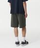 MUSINSA STANDARD Double Knit One-Pleat Wide Sweat Shorts [Khaki]