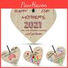 Beautiful Wooden Heart Plaque With Black Rope Mothers Day Gift For Lockdown 2021