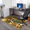 Pettson and Findus Printed Carpet, for Office Chair Living Room Bedroom Kitchen Room Decor Gifts.