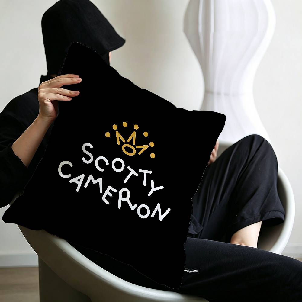 Golf SScotty CCamerons Pillow Cushion Cover Pillowcase Living Room Sofa Home Decor Customized