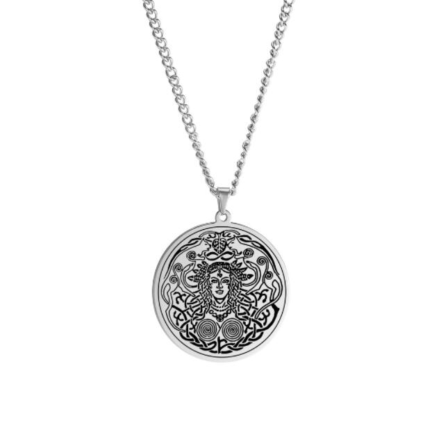 Скандинавская мифология Фрейя Богиня и Любовь Красота Амулет Узор Нержавеющая сталь Подвеска Ожерелье