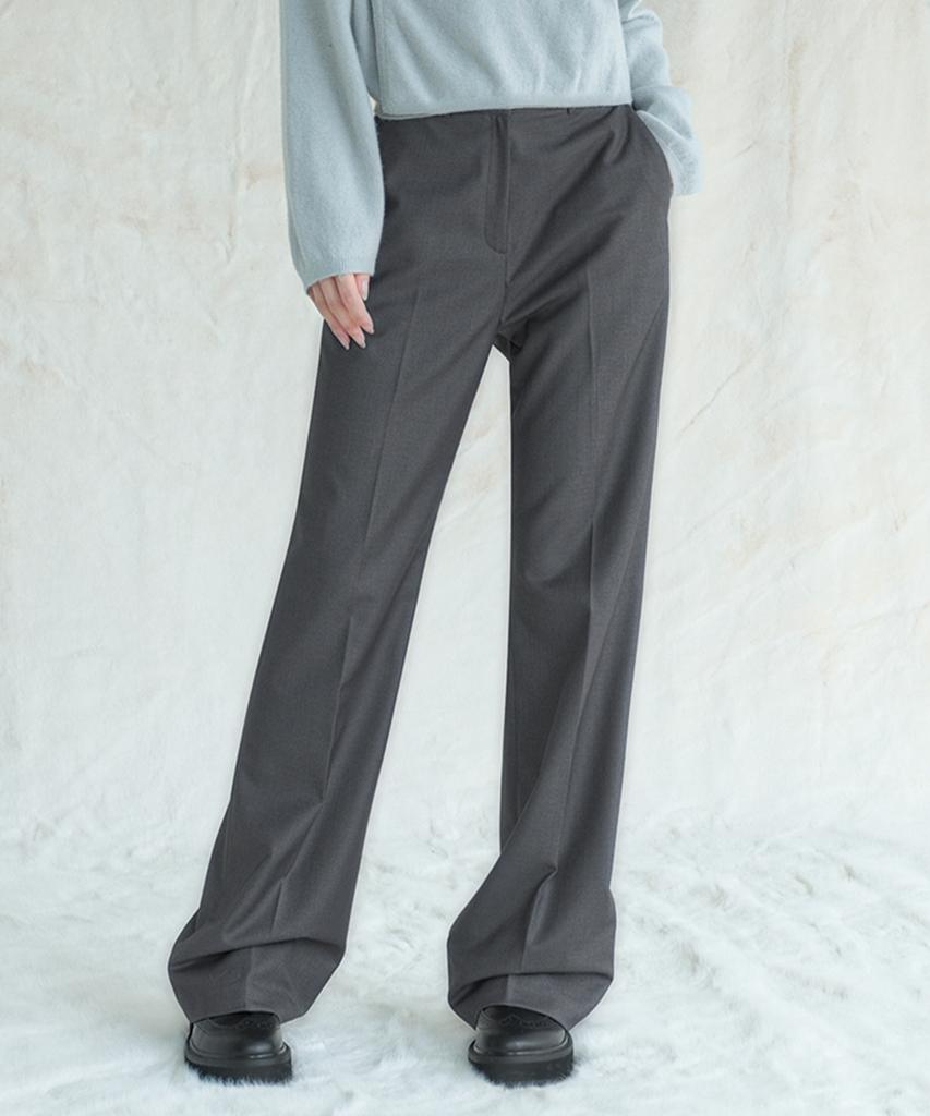 AVANDRESS Semi Bootscut Slacks 102 Gray