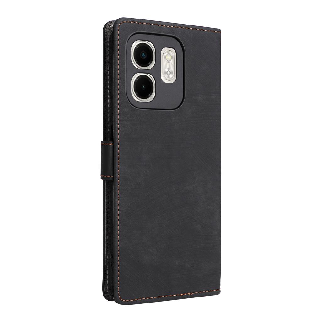 For Infinix Smart 9 4G X6532/Hot 50i 4G X6531 Wallet Case RFID Blocking PU Leather Cover Stand View