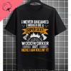 Carpenter Funny Rock Paper Scissors Vs Table Saw Graphic Humor Tshirt Casual Shortsleeve 100 Cotton Crewneck Tshirt