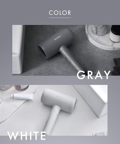[Сотрудничество NiziU] Фен SALONIA Smooth Shine Призматический фиолетовый