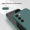 Магнитный силиконовый чехол, совместимый с MagSafe, для Samsung Galaxy S24 и S23 Ultra