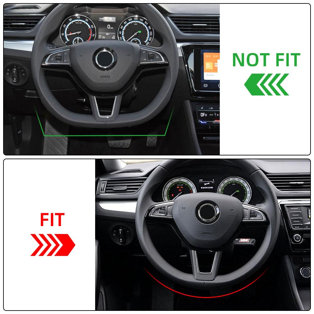 Для Skoda Kodiaq Octavia A7 Rapid Yeti Superb Накладка на кнопки рулевого колеса автомобиля Аксессуары Стайлинг автомобиля