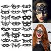 Black Lace Masque Sexy Hollow Half Face Masque Breathable Party Masque Venetian Costumes for Masquerade Cosplay Carnival