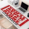 Custom Name Personalized Football team F.C Pattern Mousepad, Laptop PC Desk Mat, Decorative Desk Mat for Home Keyboard Pad Gift
