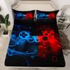 Матрас с рисунком геймпада, трехкомпонентный комплект постельного белья с цифровой печатью для взрослых и детей