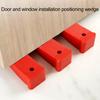 5 шт., дверные клинья, дизайн с хвостовой канавкой, быстрое позиционирование, пластиковый локатор для установки домашнего окна, клиновидная вставка, накладка для домашнего использования