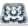 HBZGTLAD 5 pairs 8-25mm natural 3D false eyelashes fake lashes makeup kit Mink Lashes extension mink eyelashes maquiagem eyelash