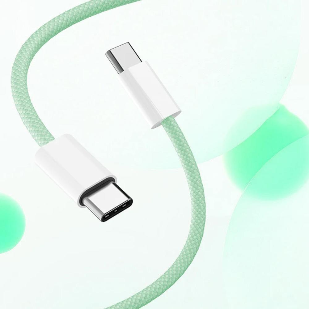 USB-C на Type C цветной кабель для Apple iPhone 15 PD 60 Вт быстрая зарядка для Huawei Xiaomi Samsung Type C плетеный кабель аксессуары