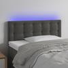 VidaXL LED Headboard Bedroom Furniture Single Bed Accessory Headboard Bed Frame Interior Dark Grey 3122077