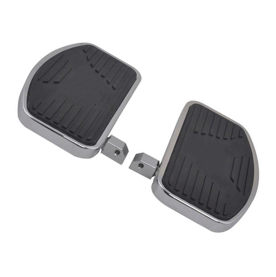 2x Black Adjustable Foot Pegs for Kawasaki Suzuki Yamaha