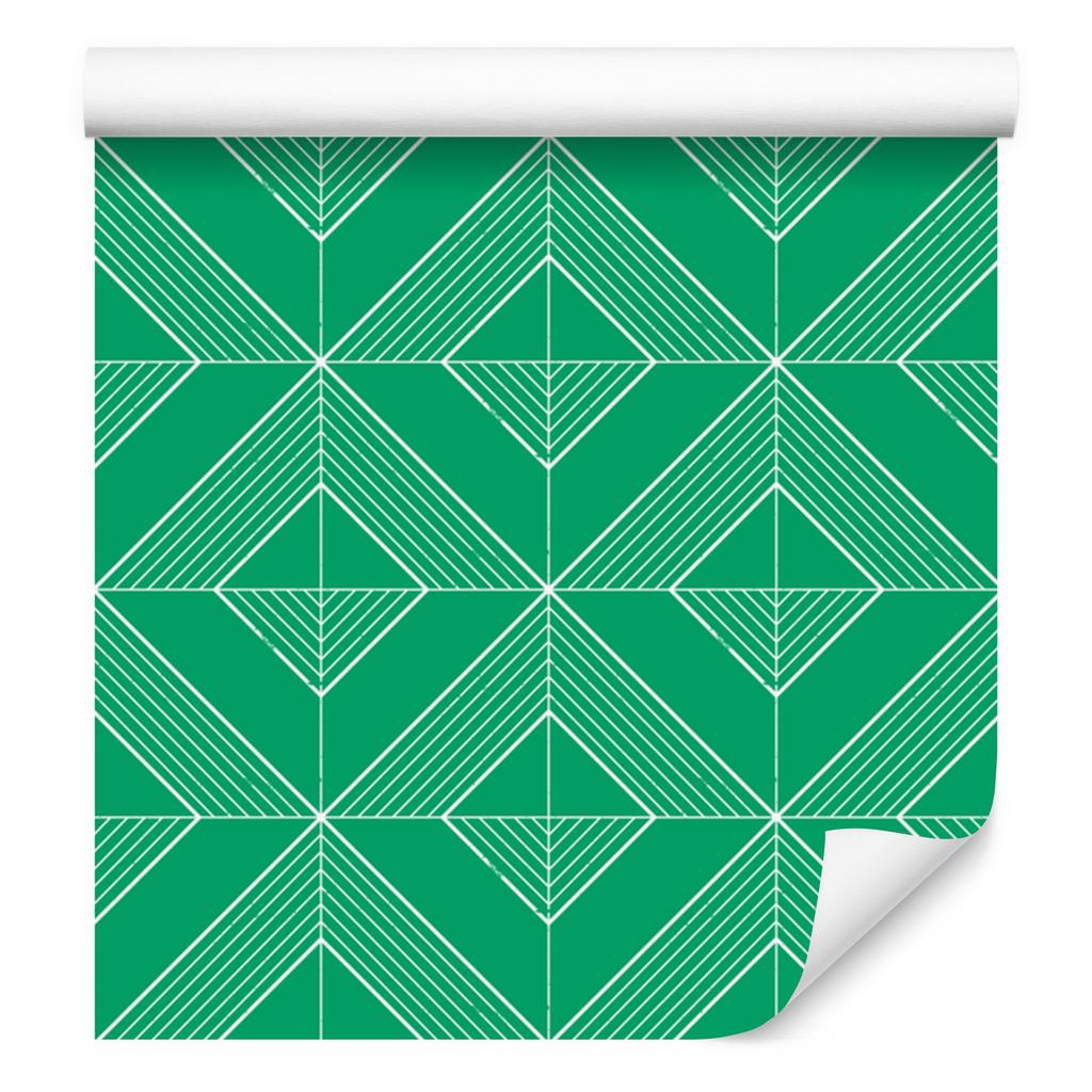 Geometric sea rhombus wallpaper, sea center 50x1000
