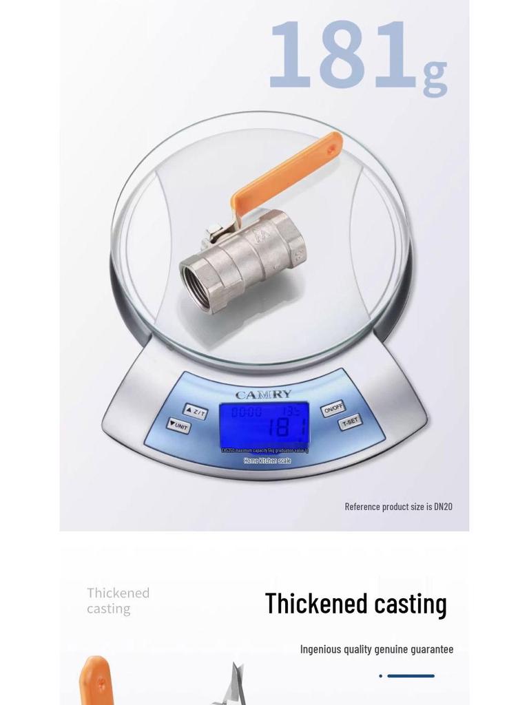 Ameiko 1/2" Two-Piece 304 Stainless Steel Ball Valve with Female Thread for High-Temperature Water Control